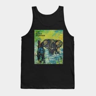 The Black Panther - Gold and Assegaaie (Unique Art) Tank Top